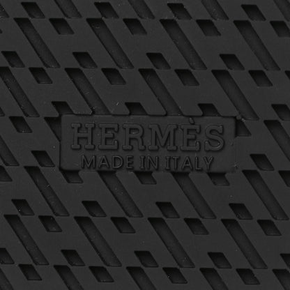 Hermes Calfskin Mens Chypre Sandals 42.5 Black 6 of 8