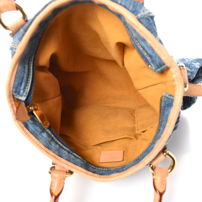 Louis Vuitton Denim Neo Cabby MM Blue 5 of 13