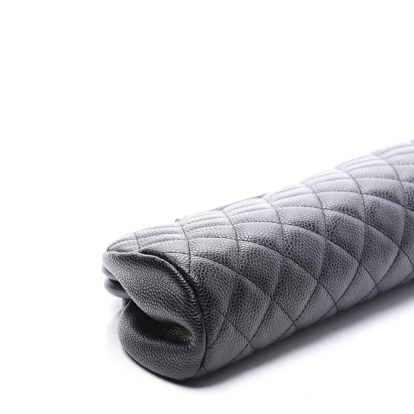 Caviar Quilted Timeless Clutch Black