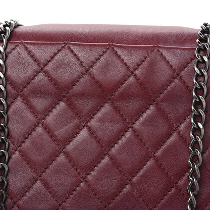 Chanel Lambskin Plexiglass Boy Brick Burgundy 10 of 17
