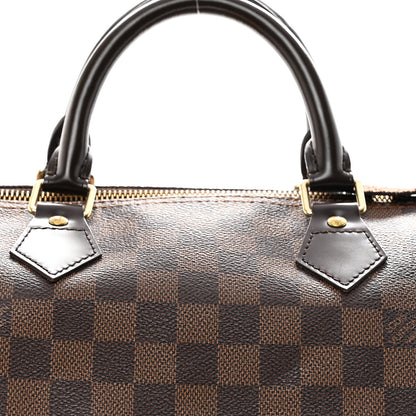 Louis Vuitton Damier Ebene Speedy 30 8 of 10