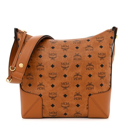 MCM Visetos Medium Klara Hobo Cognac 1 of 9