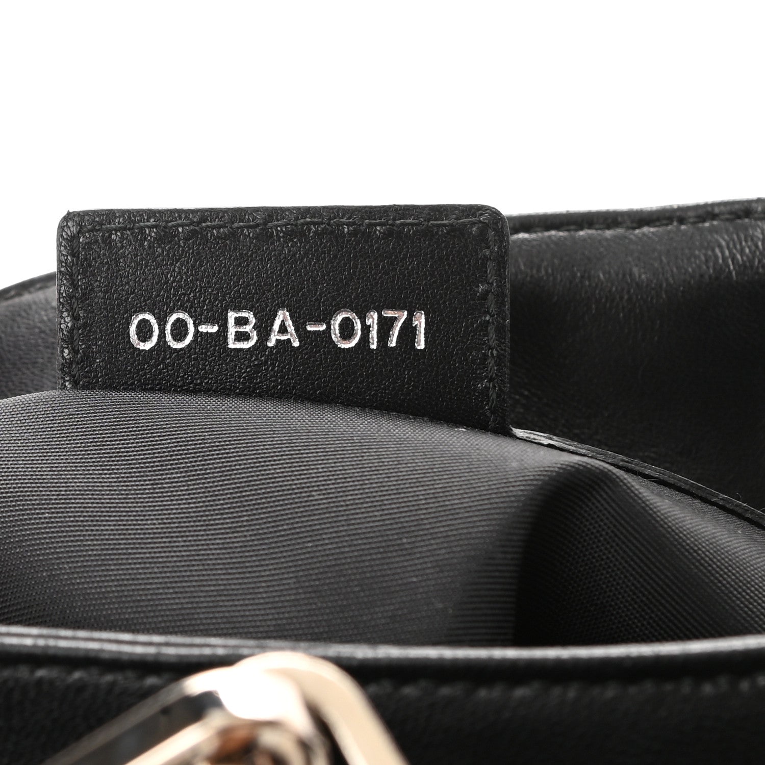 Christian Dior Lambskin Cannage Small Lock Tote Black 6 of 7
