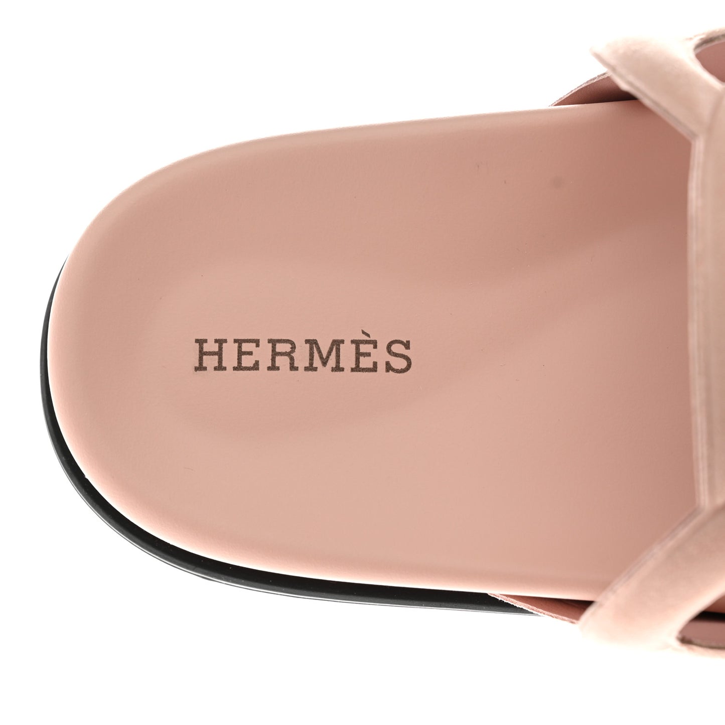 Suede Goatskin Extra Sandals 37.5 Rose Opaline
