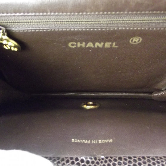 Chanel Lizard Flap Brown 4 of 11
