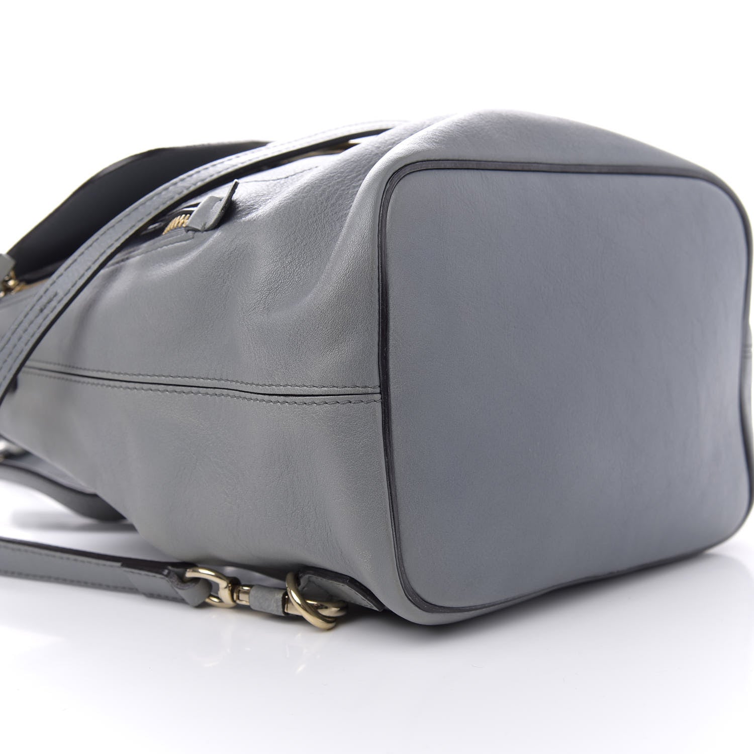 Chloe Suede Calfskin Medium Faye Backpack Cloudy Blue 7 of 9