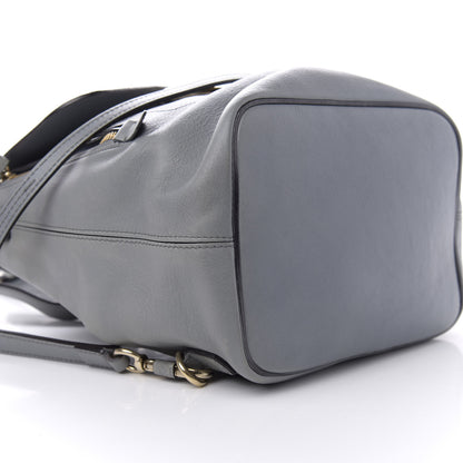 Chloe Suede Calfskin Medium Faye Backpack Cloudy Blue 7 of 9