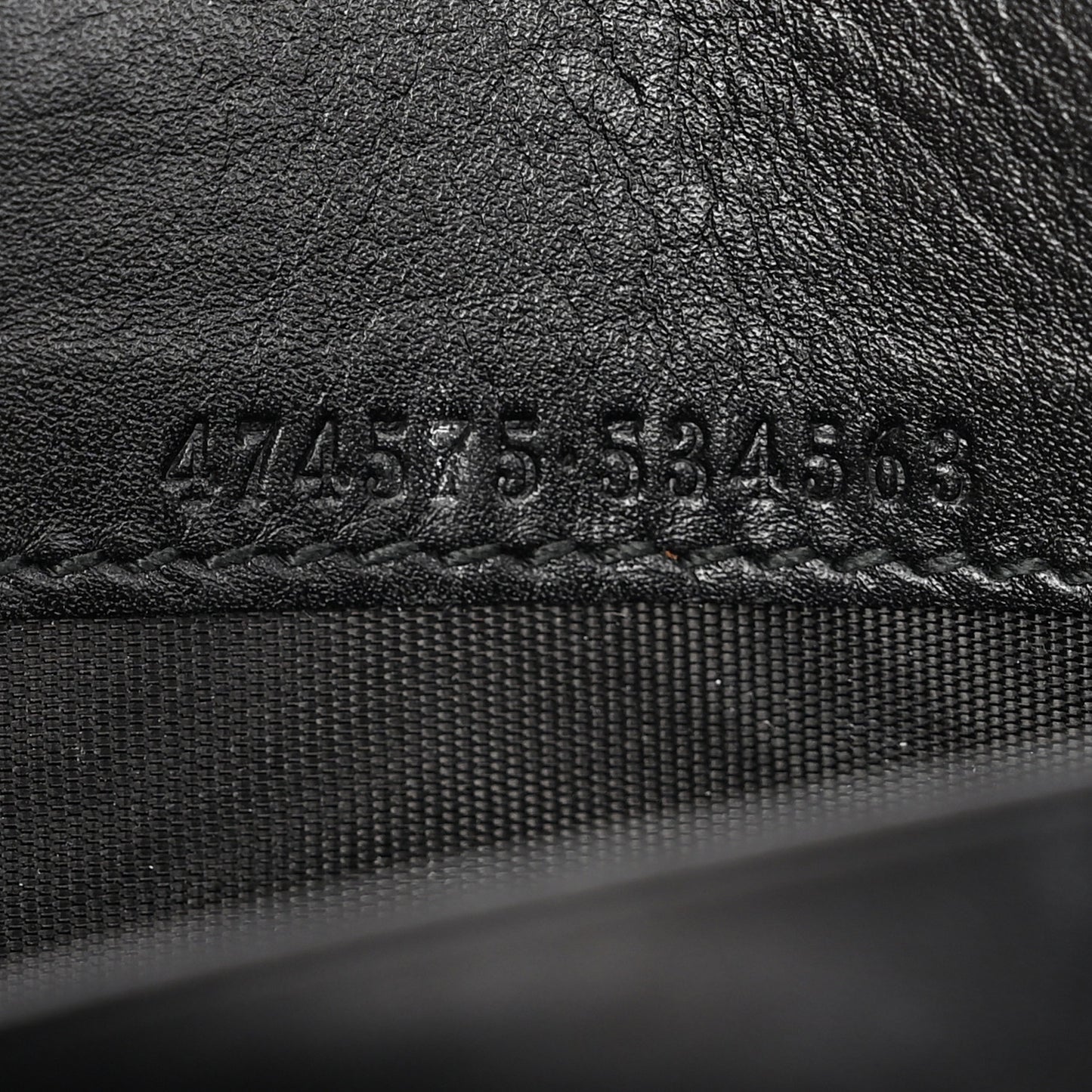 Calfskin Matelasse GG Marmont Chain Wallet Black
