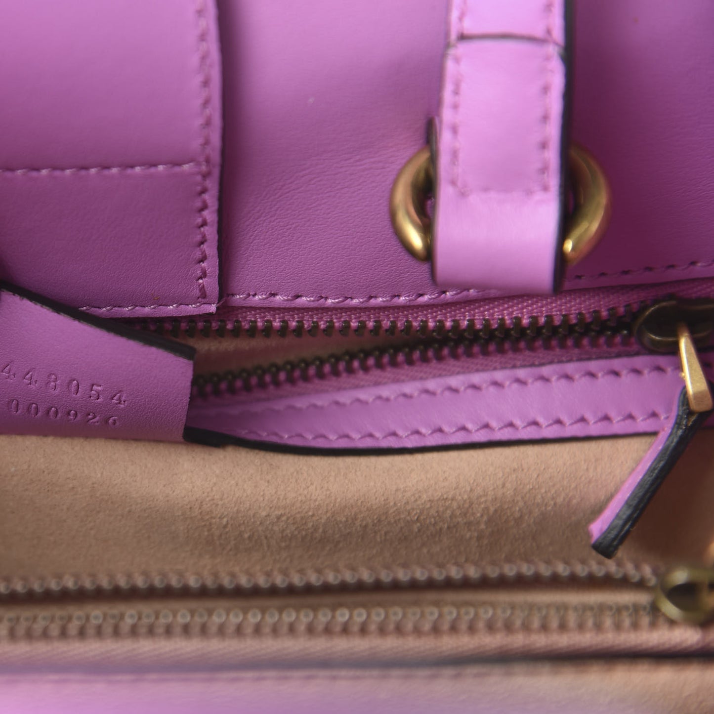 Calfskin Matelasse Small GG Marmont Tote Candy Mousse