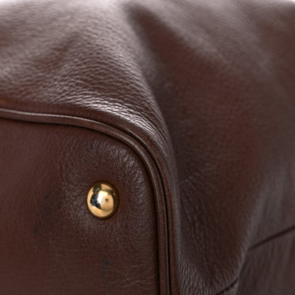 Saint Laurent Calfskin Belle de Jour Cabas Tote Brown 8 of 19