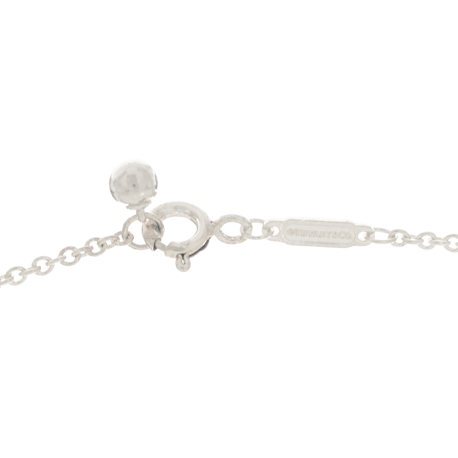 Tiffany Sterling Silver 8mm HardWear Ball Pendant Necklace 4 of 6