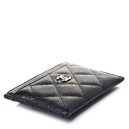 Chanel Caviar Quilted Card Holder Black 4 of 9
