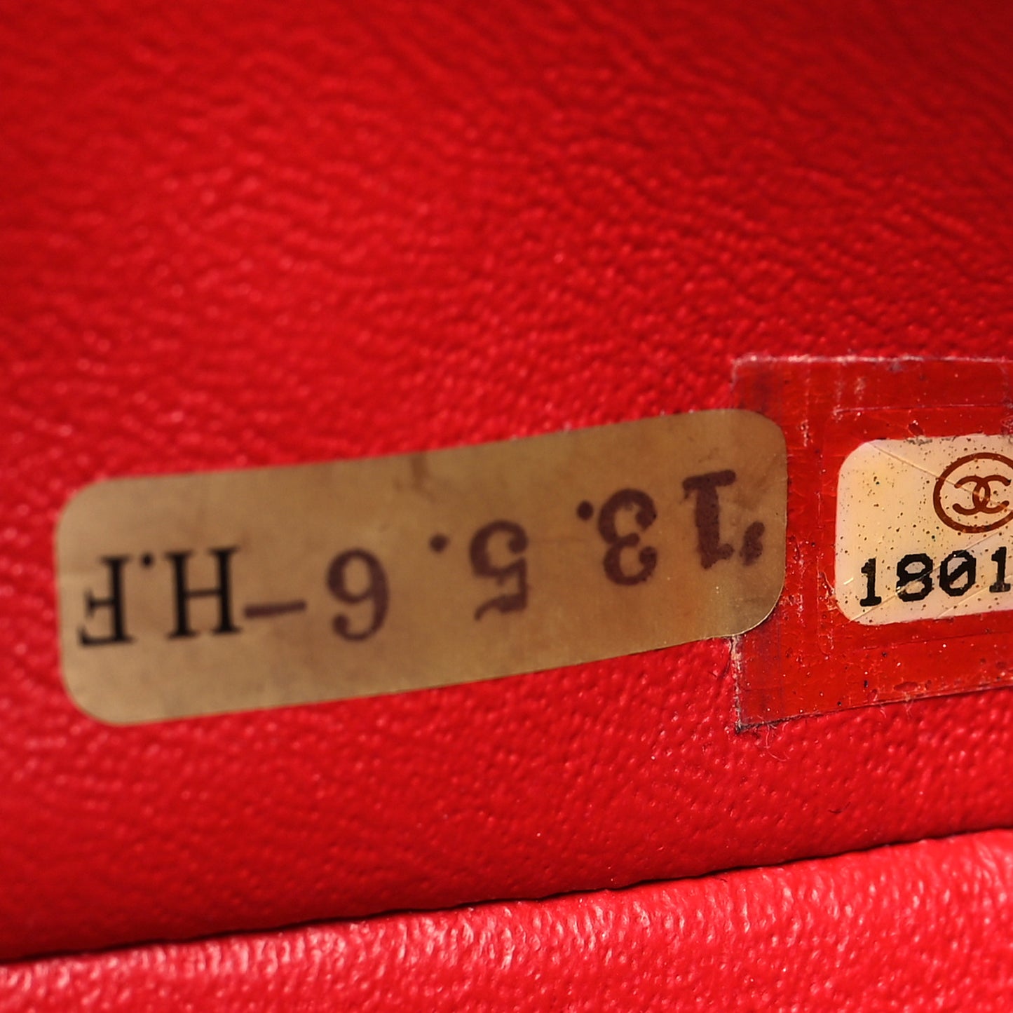 Lambskin Quilted Mini Rectangular Flap Red