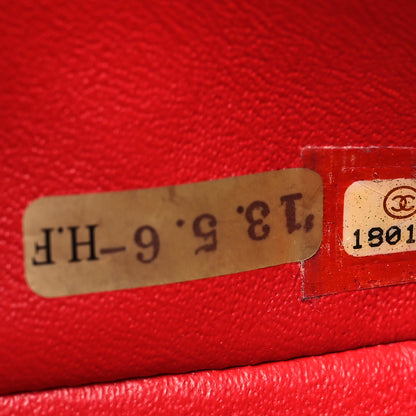 Chanel Lambskin Quilted Mini Rectangular Flap Red 7 of 12