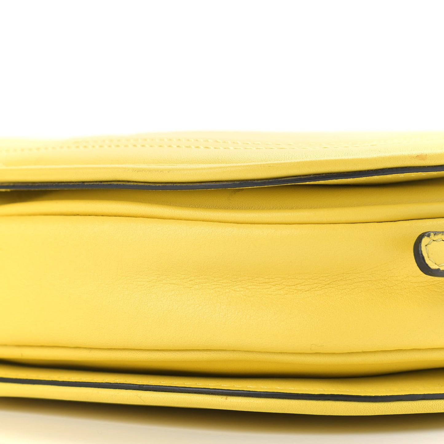 Vitello Small Logo Go Crossbody Bag Naples Yellow