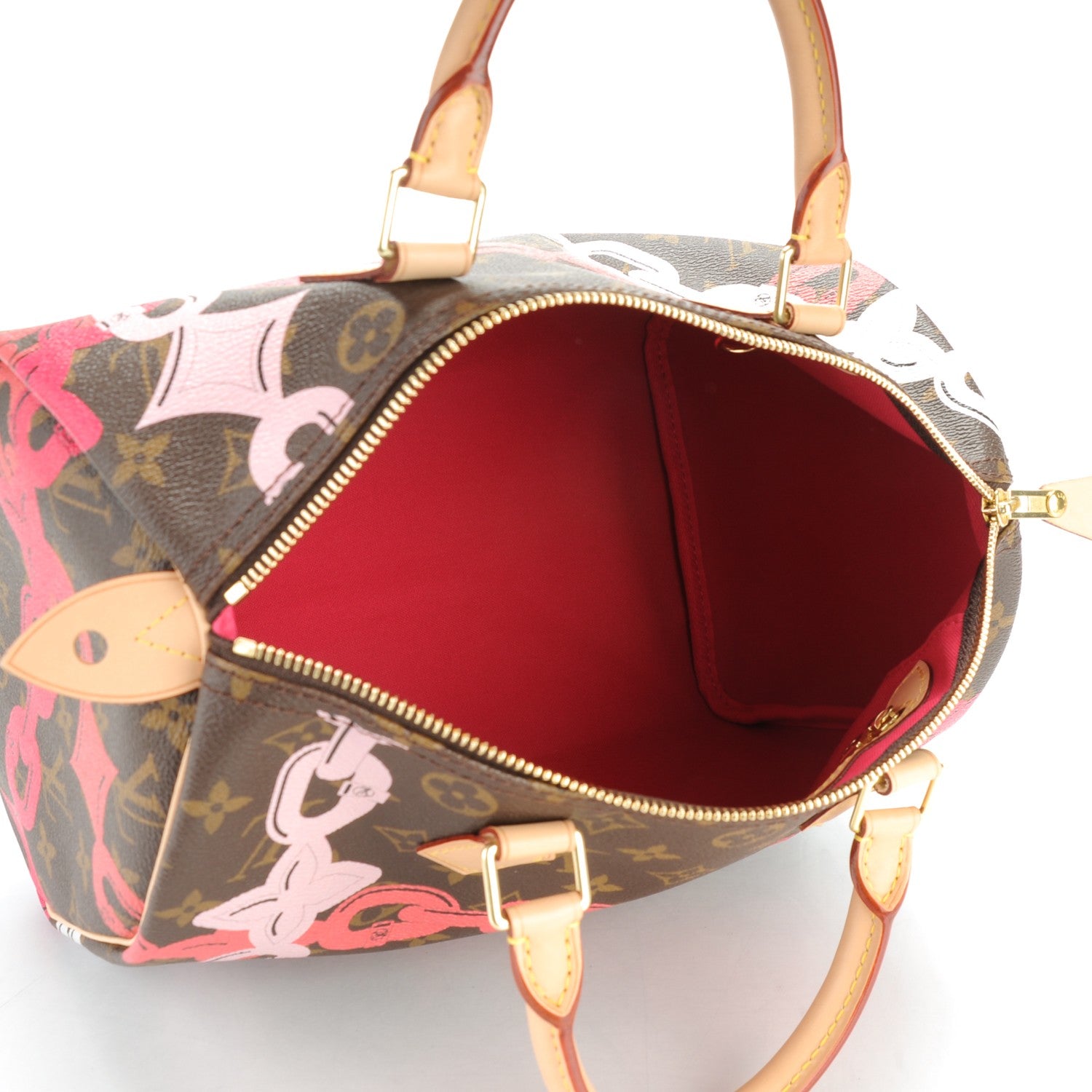 Louis Vuitton Monogram Bay Speedy 30 Rose Ballerine Poppy 5 of 8