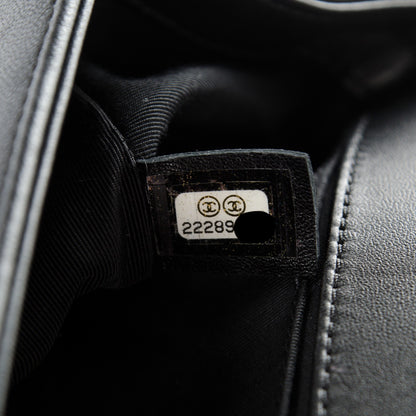 Chanel Lambskin Quilted Medium Boy Flap Black 8 of 8