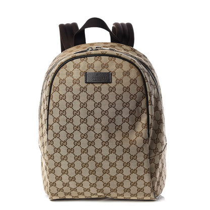 Gucci Monogram Travel Backpack Dark Brown 1 of 9