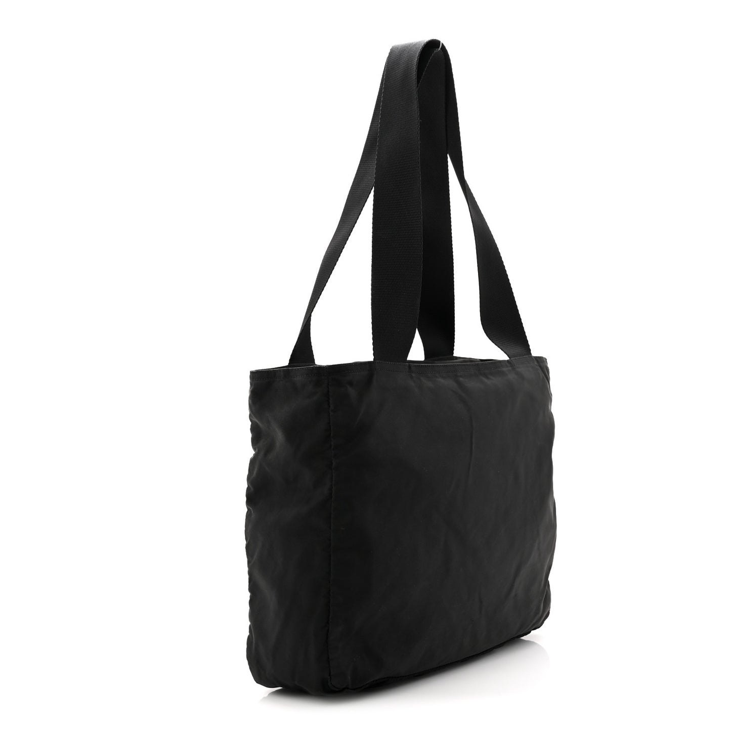 Tessuto Nylon Shopping Tote Black