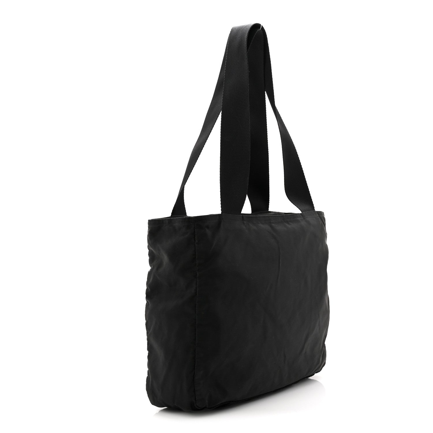 Prada Tessuto Nylon Shopping Tote Black 3 of 9