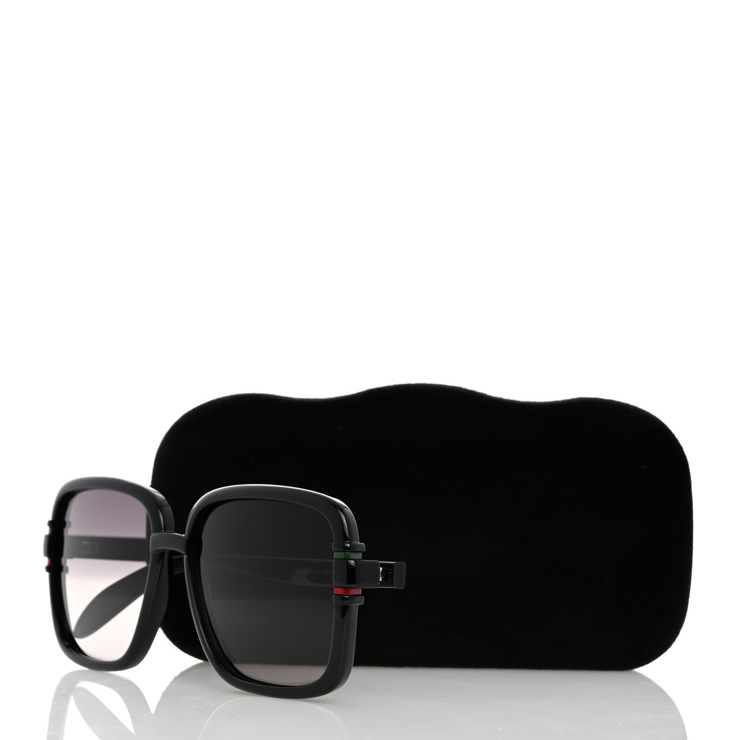 Acetate Interlocking G Square Sunglasses GG1066S Black