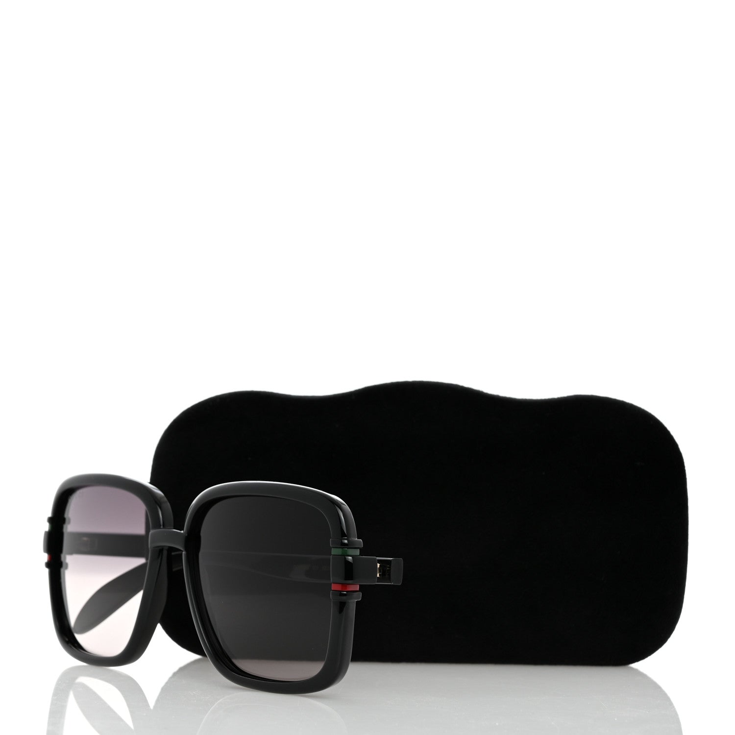 Gucci Acetate Interlocking G Square Sunglasses GG1066S Black 8 of 8