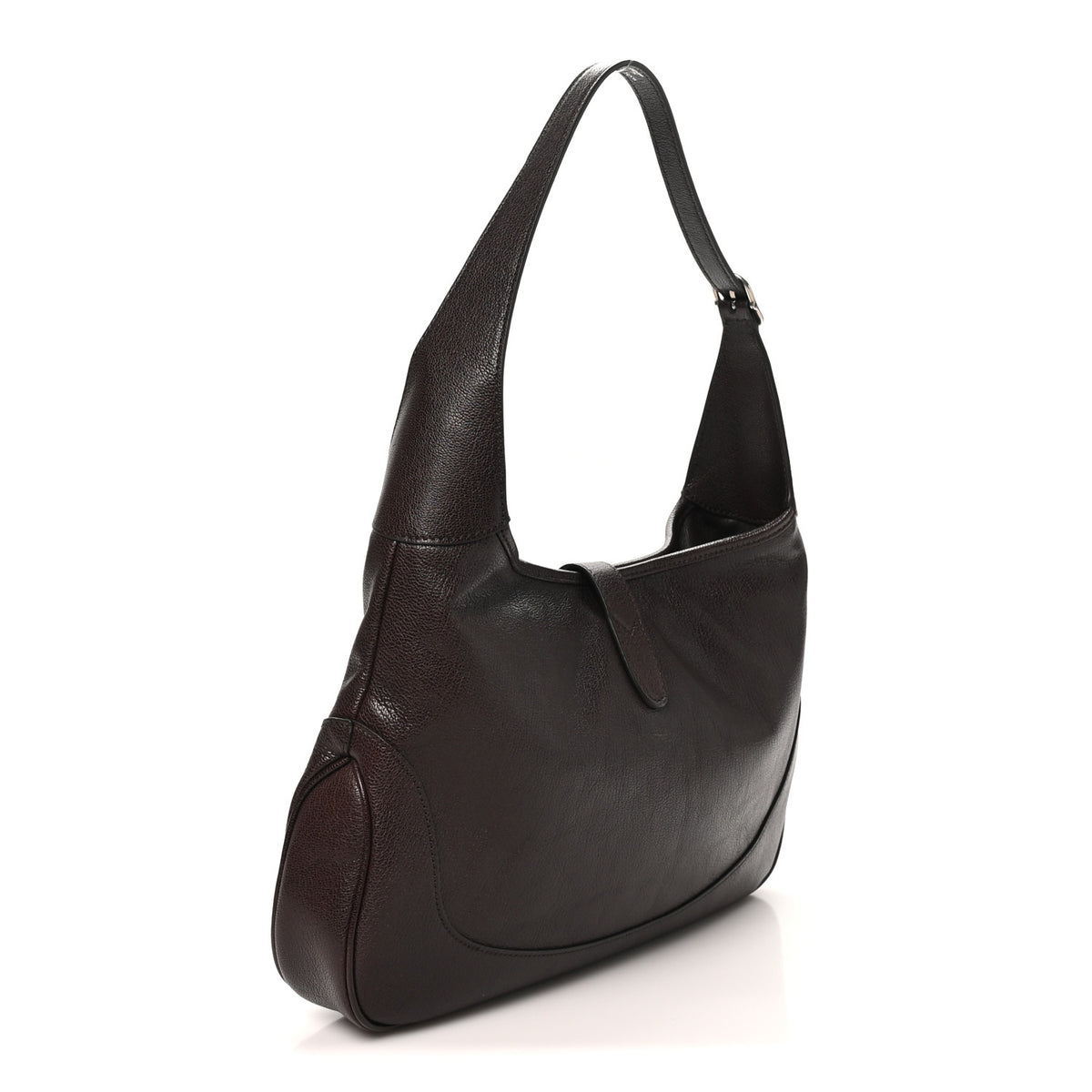 Goatskin Medium Jackie 1961 Hobo Dark Brown