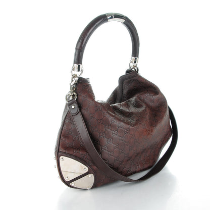 Gucci Guccissima Large Indy Dark Brown 3 of 7
