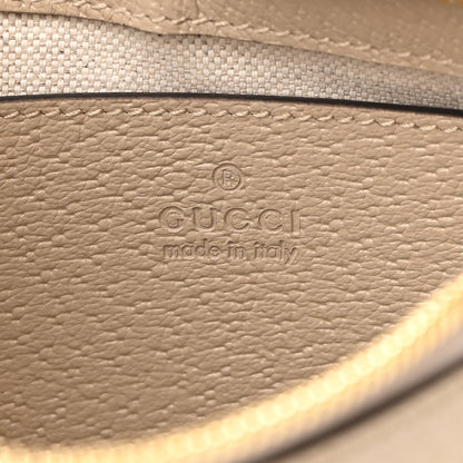 Gucci GG Supreme Monogram Textured Dollar Calfskin Small Ophidia Hobo Beige Mystic White Oatmeal 6 of 10