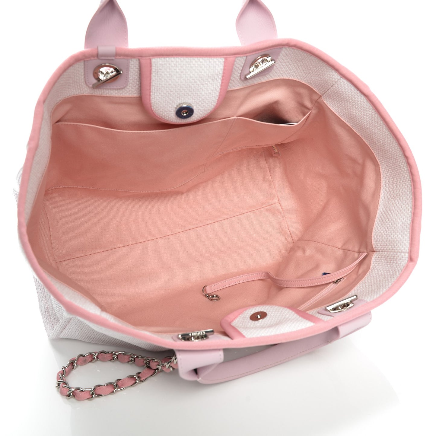 Canvas Large Deauville Tote Pink