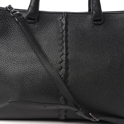 Bottega Veneta Cervo Deerskin Braided Tote Black 10 of 10