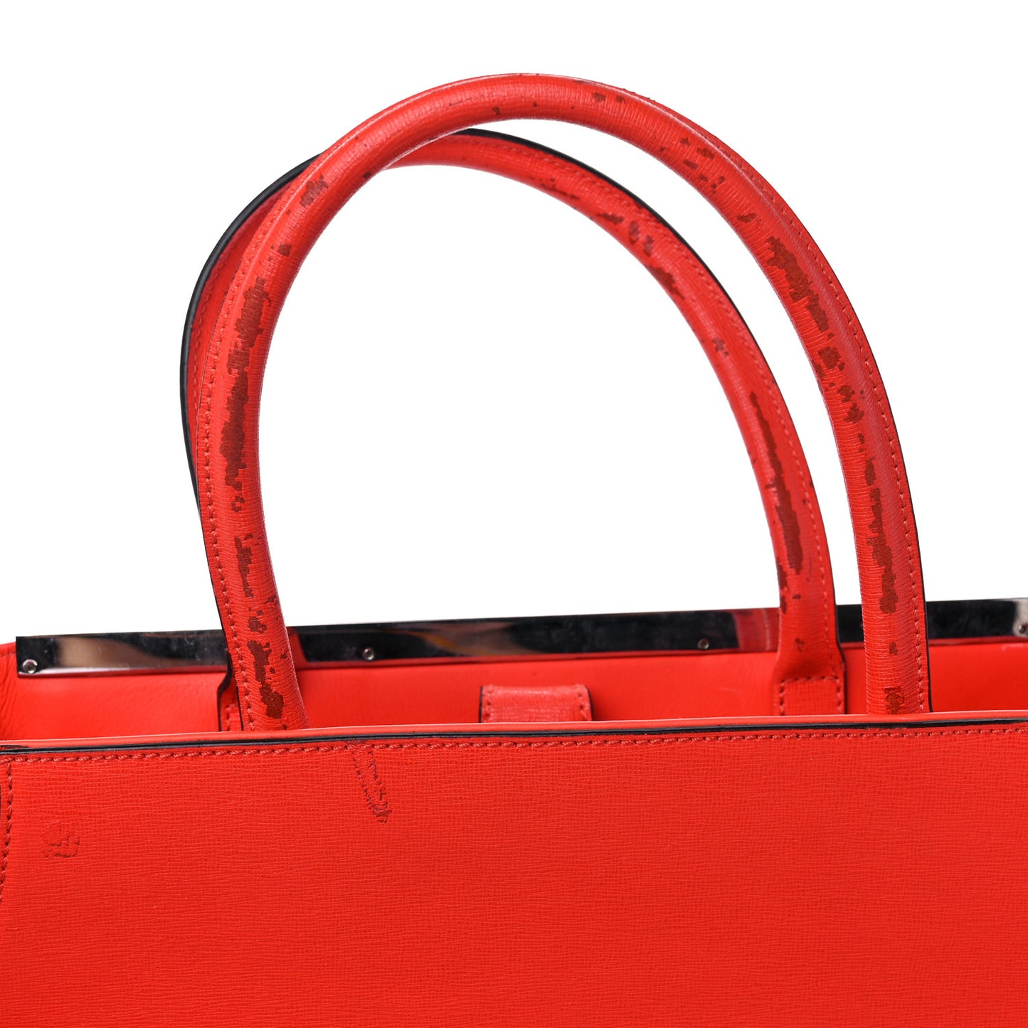 Vitello Elite Regular 2Jours Tote Papavero Silver