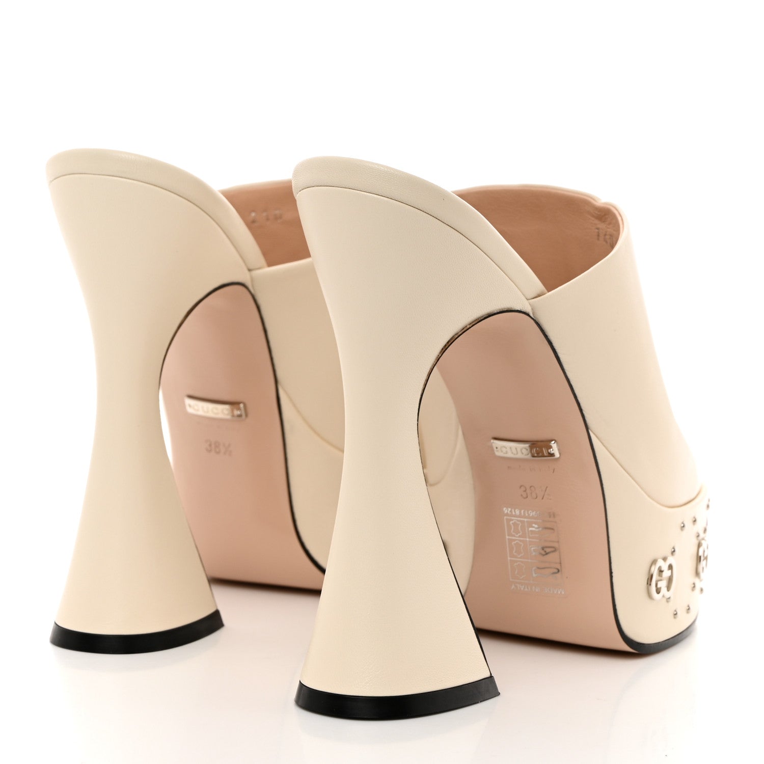 Gucci Malaga Kid Janaya 150mm Platform Sandals 38.5 Mystic White 4 of 9