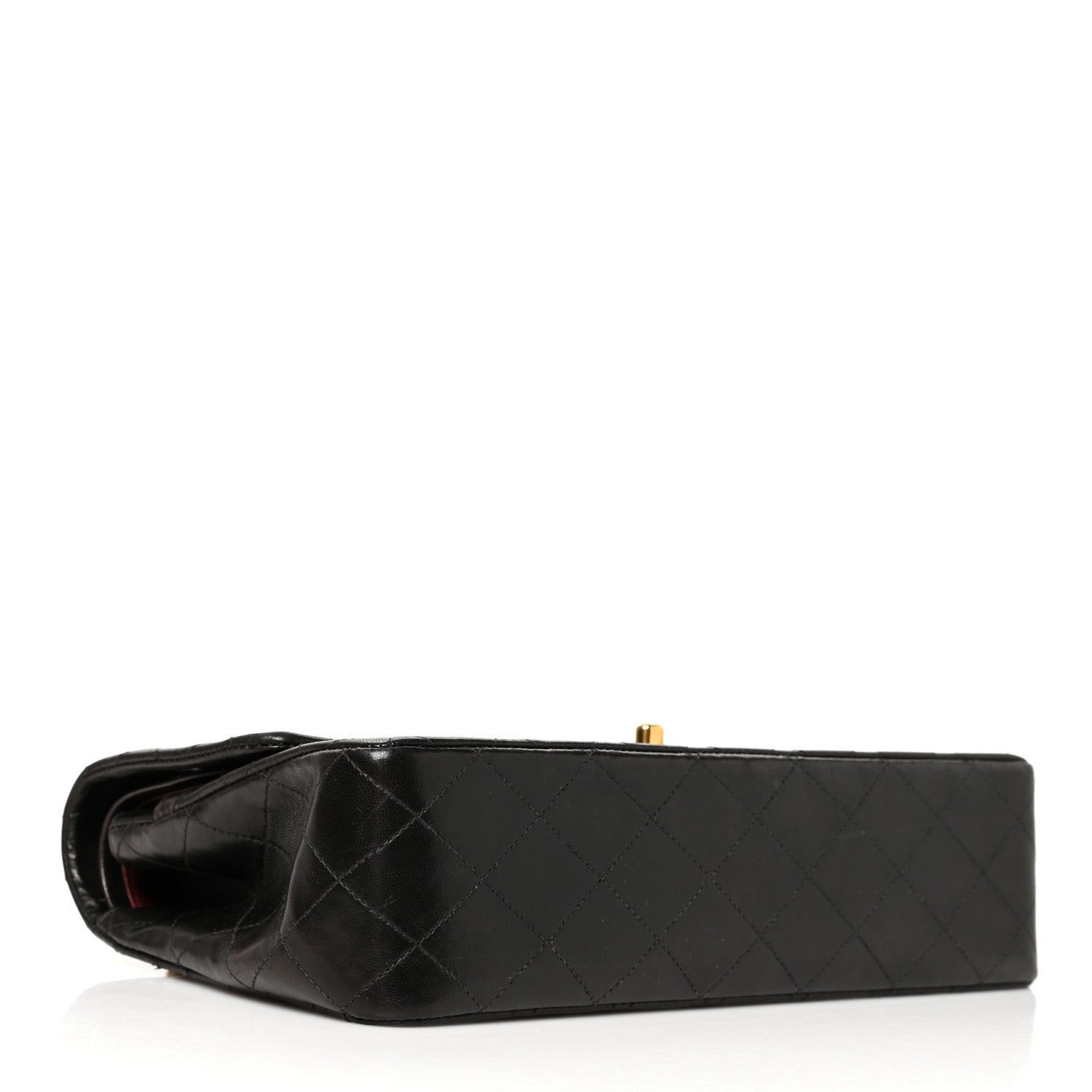 Chanel Lambskin Quilted Medium Double Flap Black 4 of 10