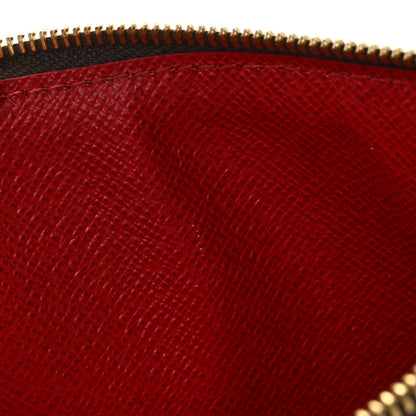Louis Vuitton Damier Ebene Recto Verso Card Holder Red 11 of 14