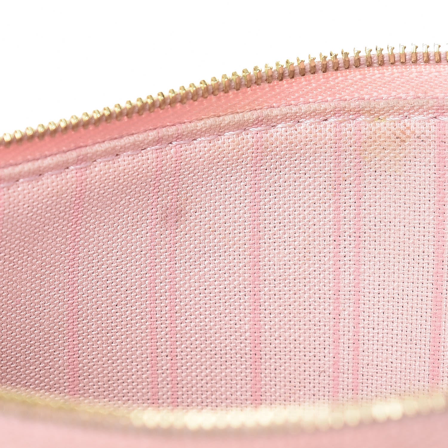 Louis Vuitton Damier Ebene Neverfull MM GM Pochette Rose Ballerine 12 of 12