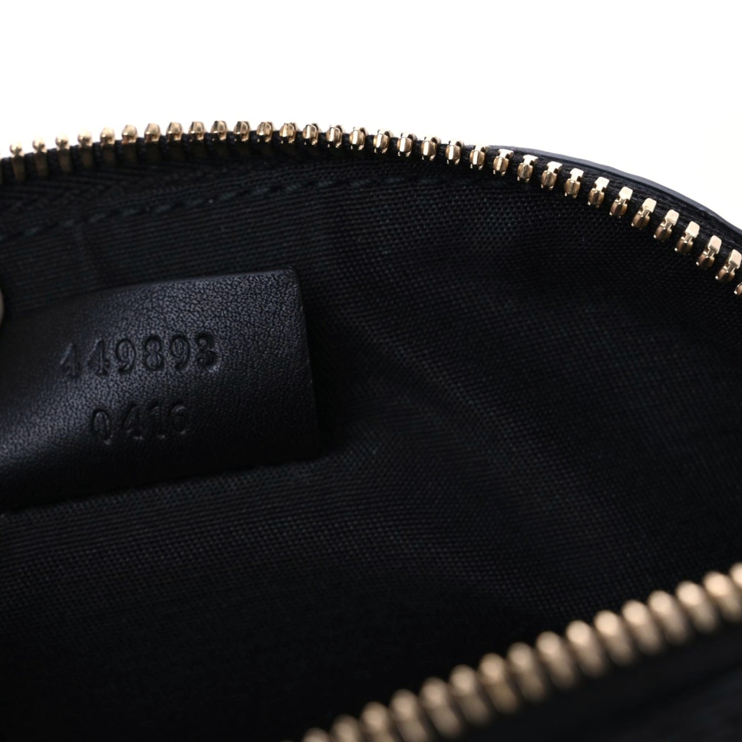 Microguccissima GG Cosmetic Case Black