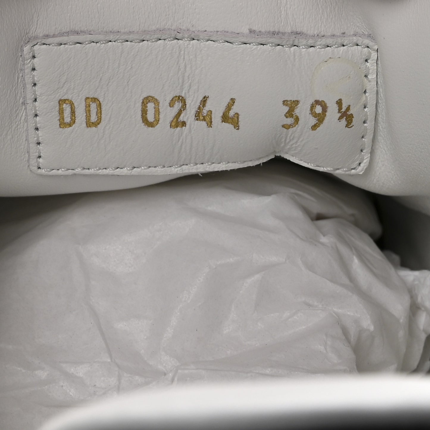 Lambskin Embossed Monogram Time Out Sneakers 39.5 White