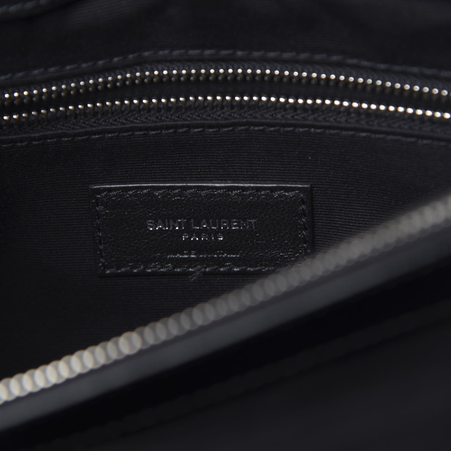Saint Laurent Calfskin Y Quilted Monogram Medium Loulou Chain Satchel Black 6 of 9