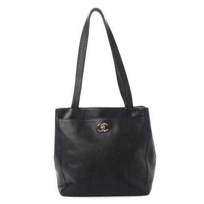 Chanel Caviar CC Shoulder Bag Black 1 of 8