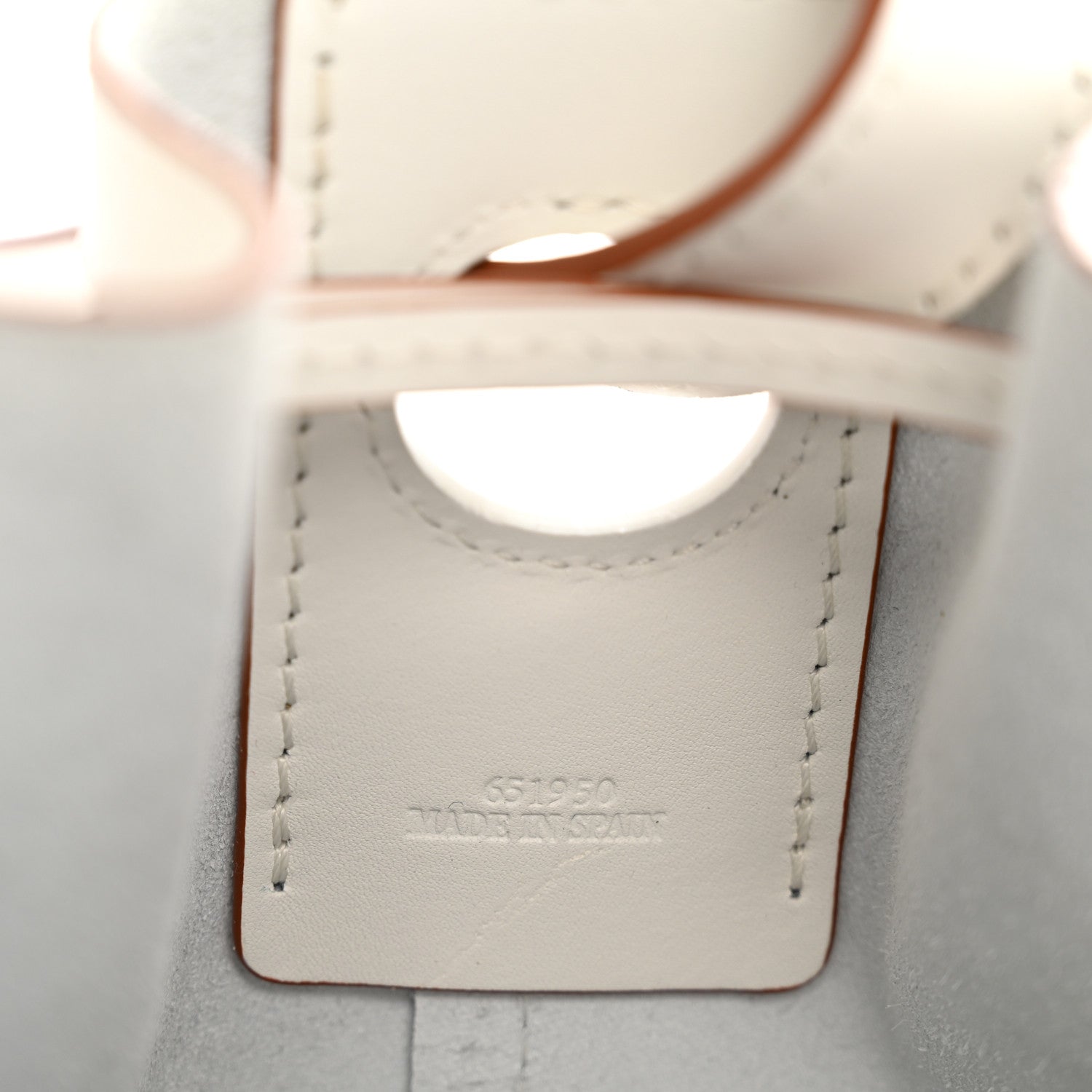 Loewe Calfskin Balloon Bucket Bag Soft White 7 of 10