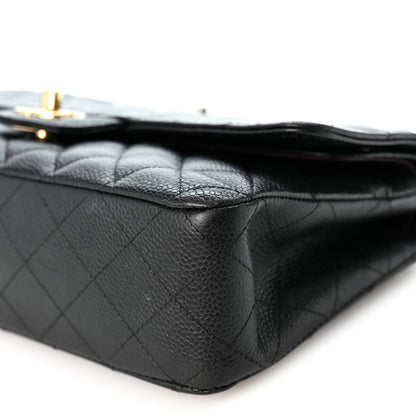 Chanel Caviar Quilted Medium Double Flap Black 10 of 10