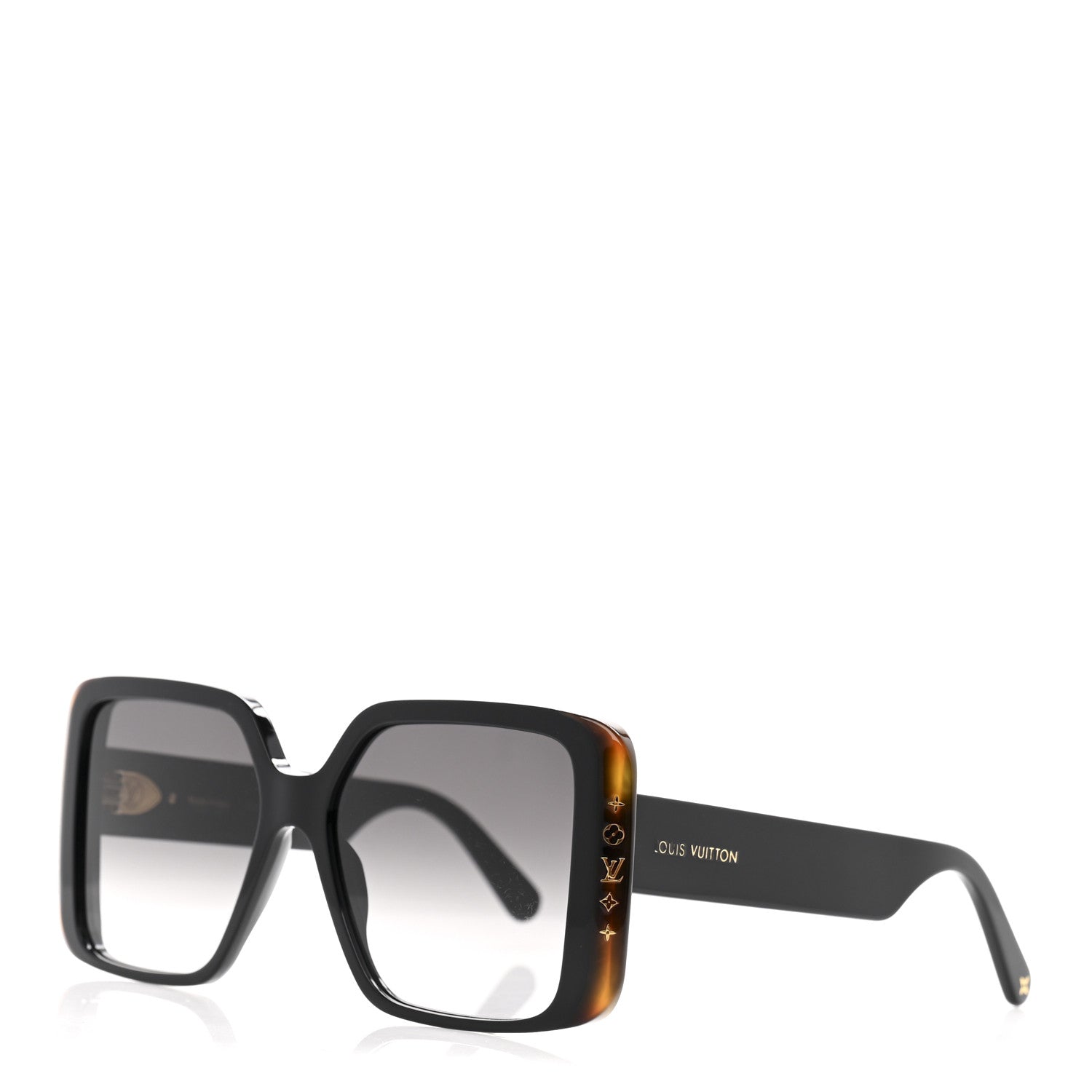 Louis Vuitton Acetate LV Square Sunglasses Z2095W Black 1 of 8