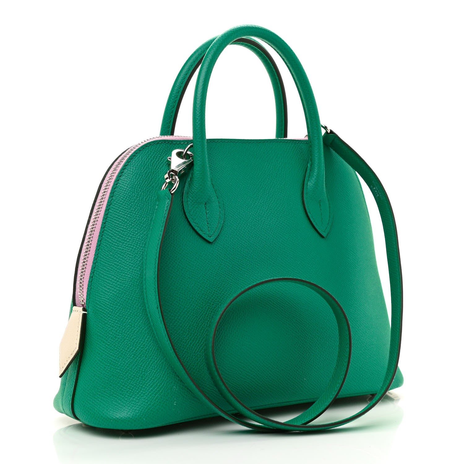 Hermes Epsom Tri-Color 1923 Bolide 25 Jade Nata Mauve Sylvestre 3 of 10