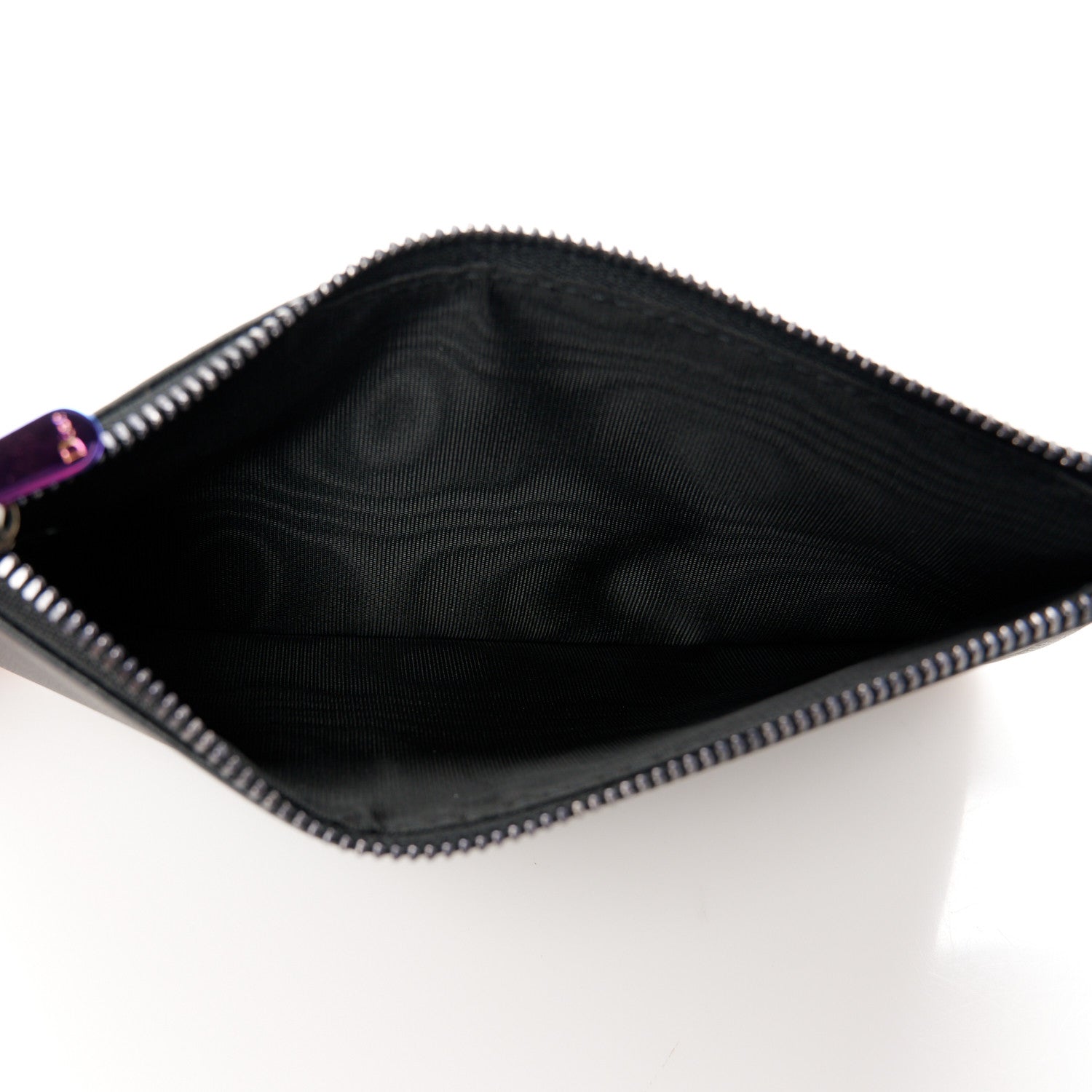 Christian Dior Lambskin Cannage Lady Dior Pouch Black 10 of 16