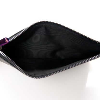 Christian Dior Lambskin Cannage Lady Dior Pouch Black 10 of 16