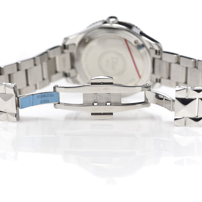 Christian Dior Stainless Steel Diamond Mother of Pearl 32mm Dior VIII Montaigne Quartz Watch 6 of 7