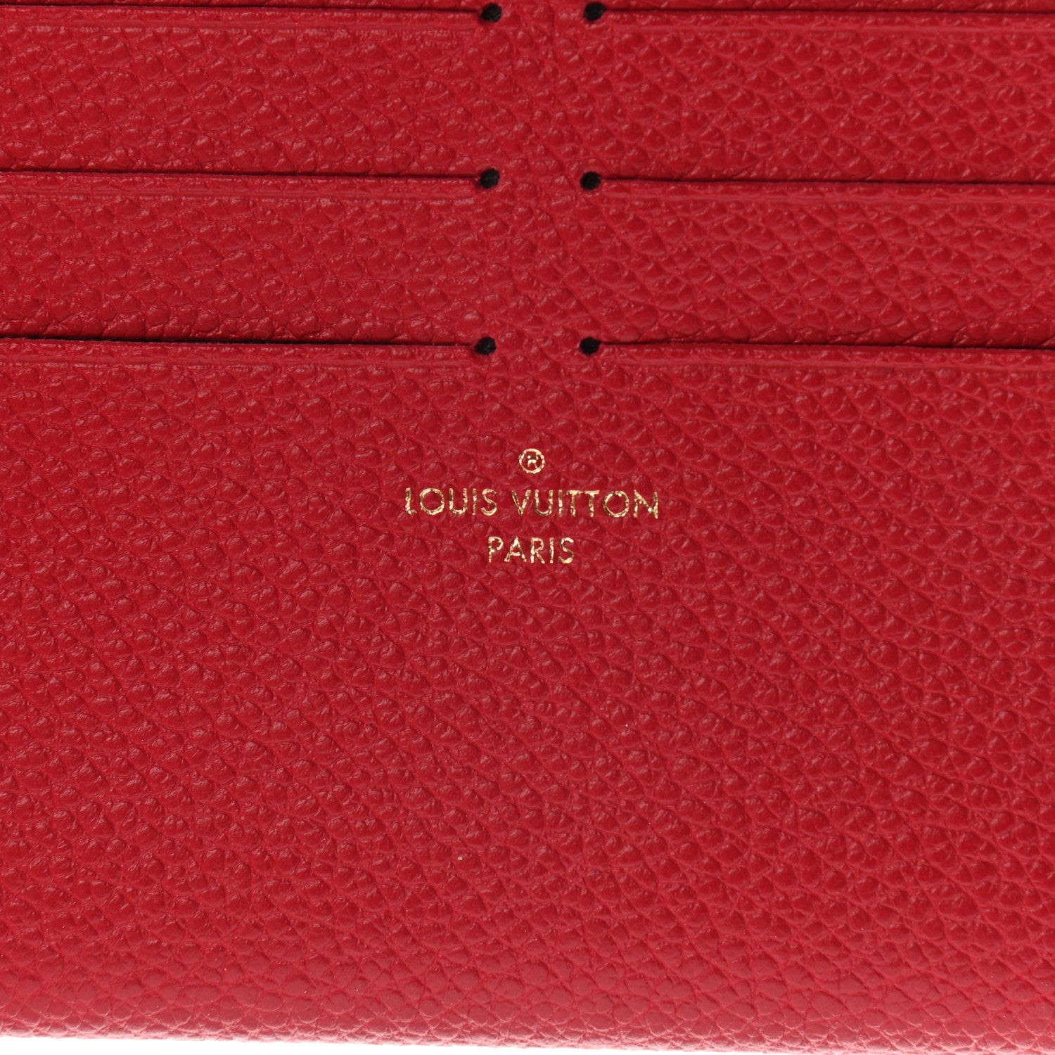 Louis Vuitton Calfskin Felicie Card Holder Insert Fuchsia 4 of 5