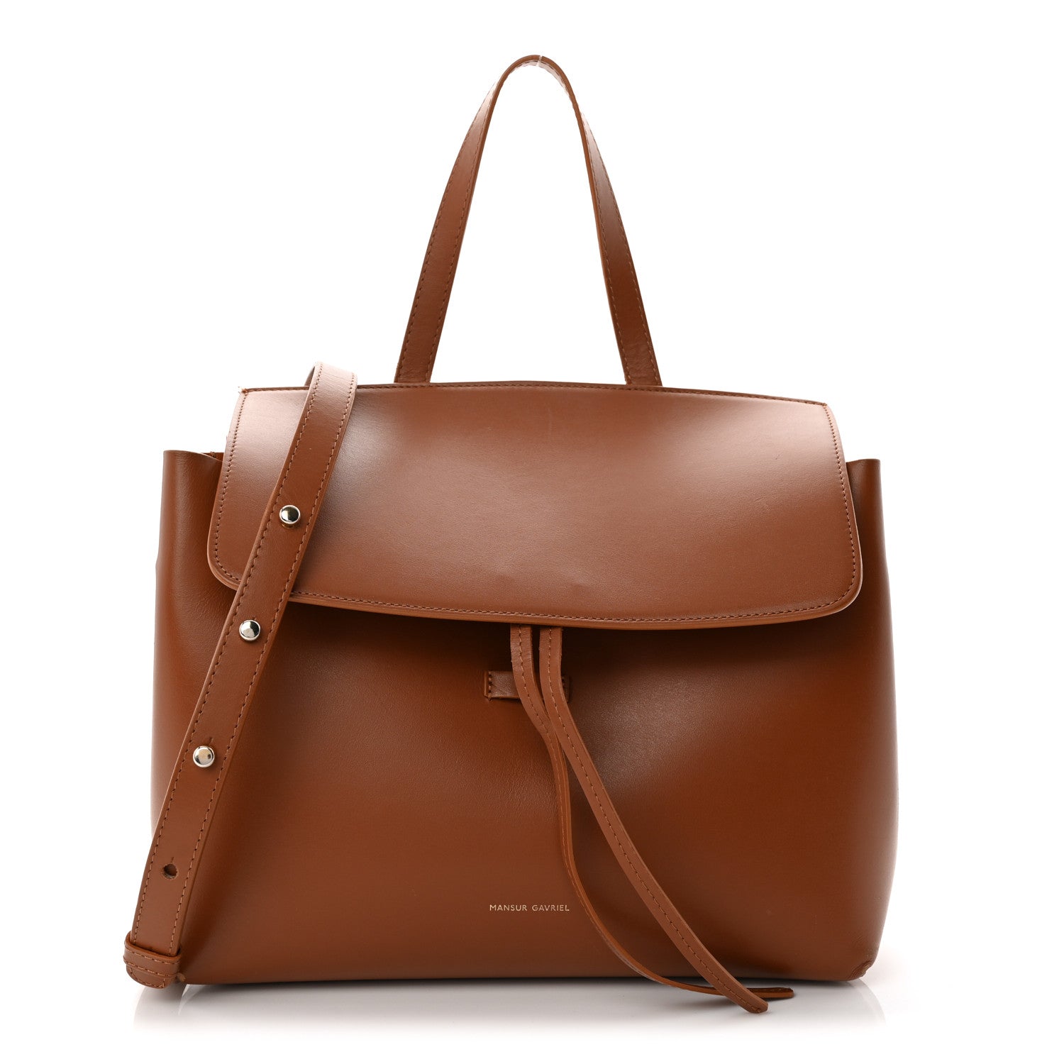 Mansur Gavriel Calfskin Soft Lady Bag Biscotti 1 of 16