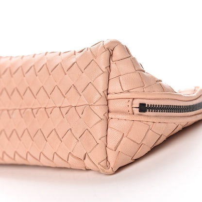 Bottega Veneta Nappa Intrecciato Cosmetic Pouch Petal Pink 12 of 14